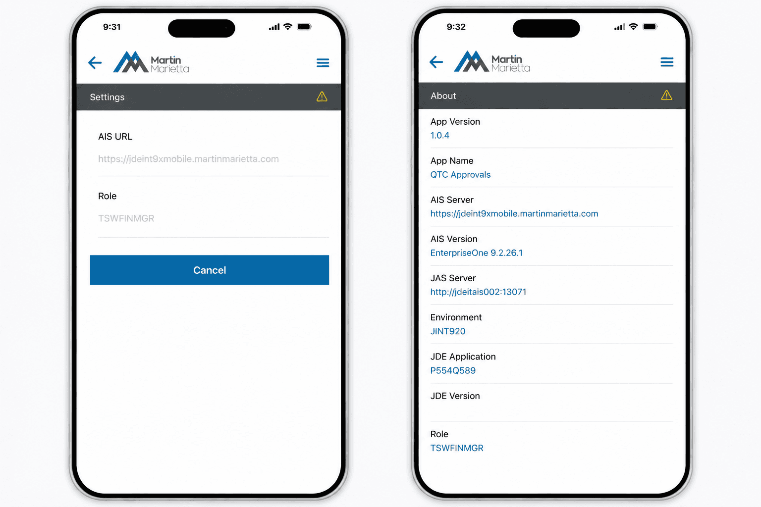 Field operations app
