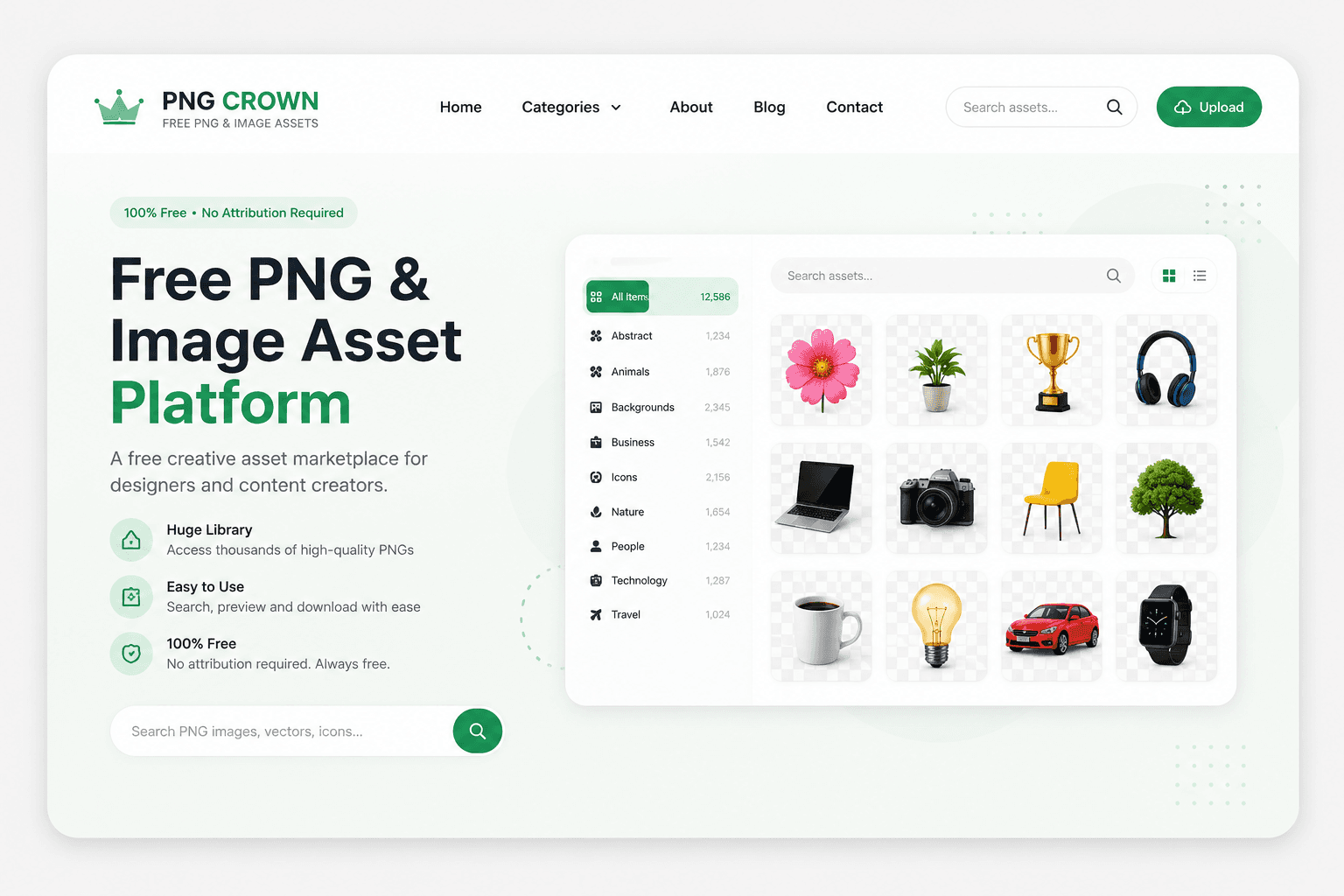 Pngcrown Image Asset Platform