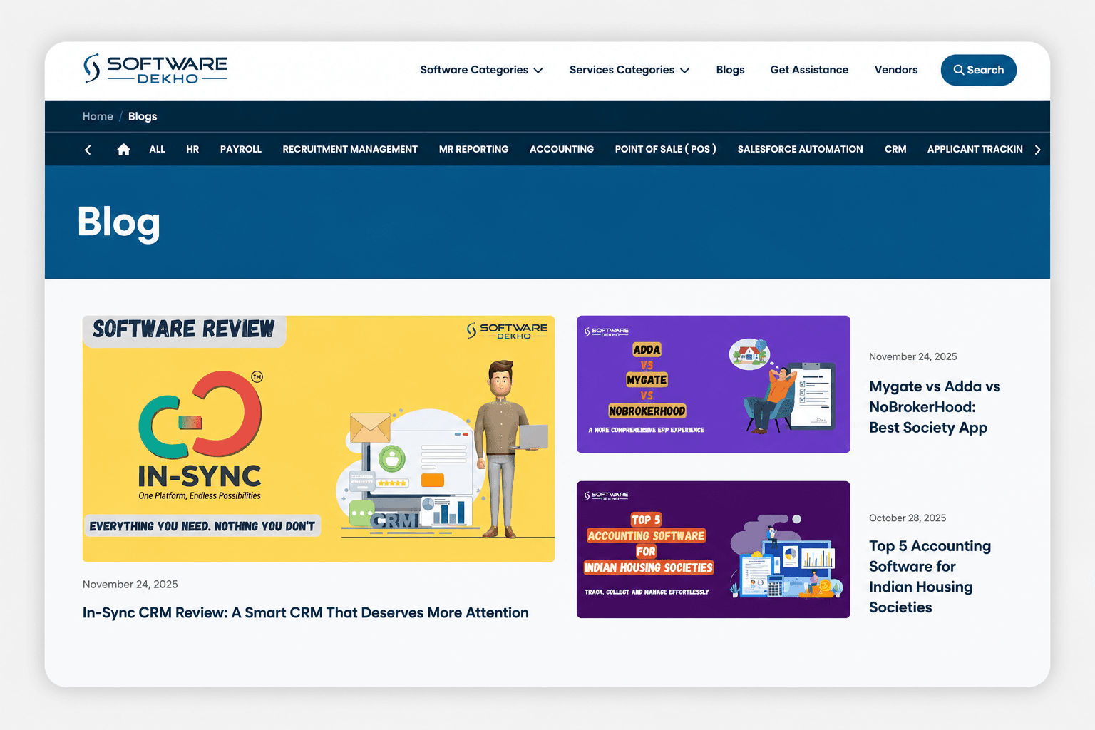 Vendor dashboard