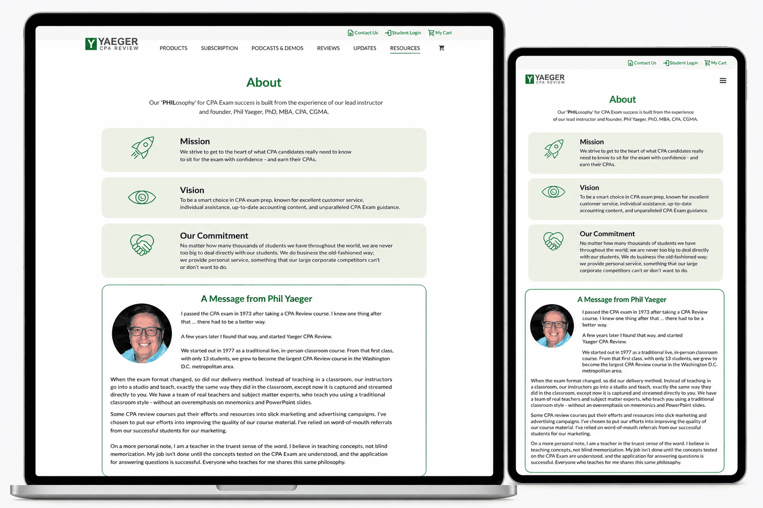 Course study interface